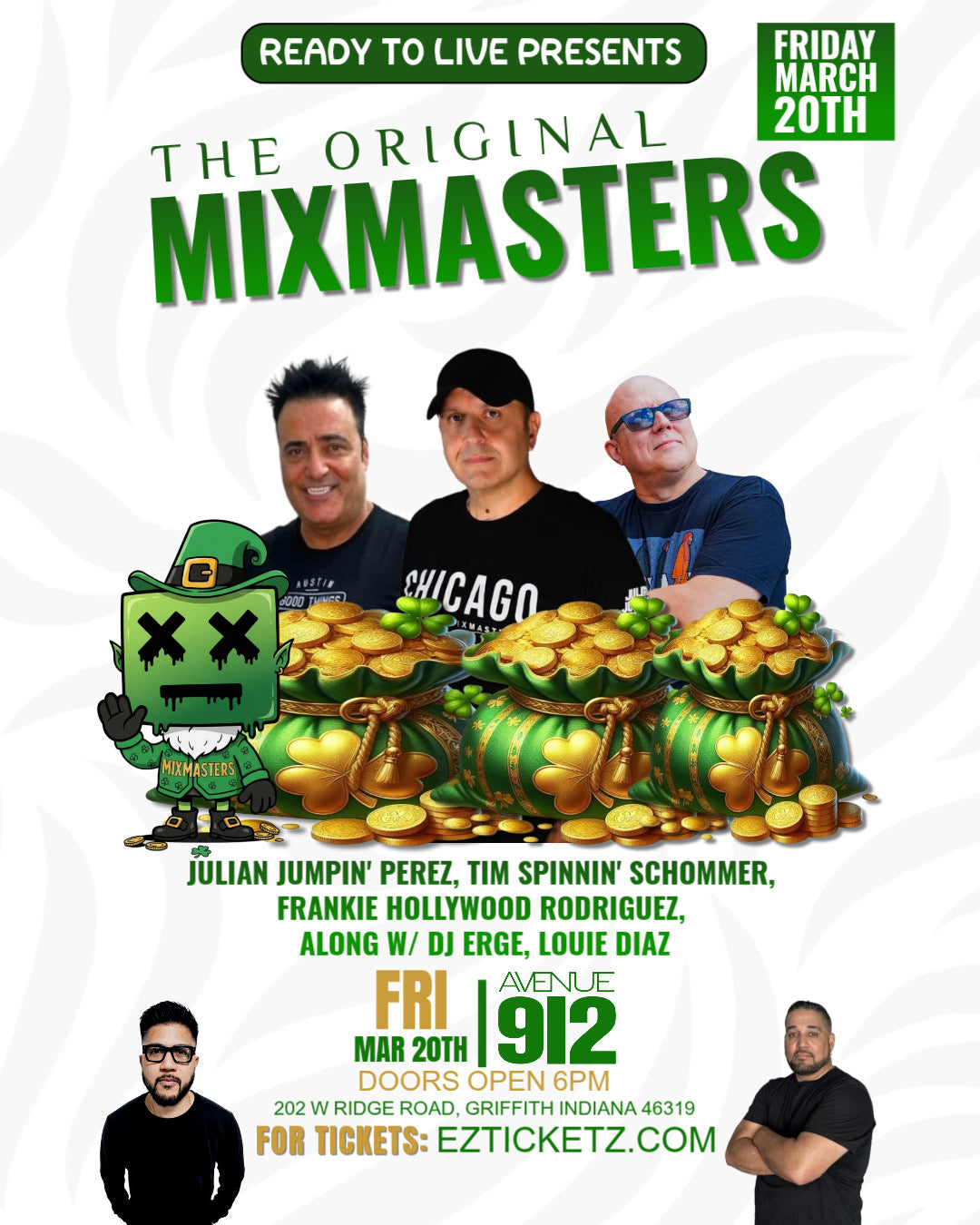 Mixmasters - St. Patrick’s Day Party