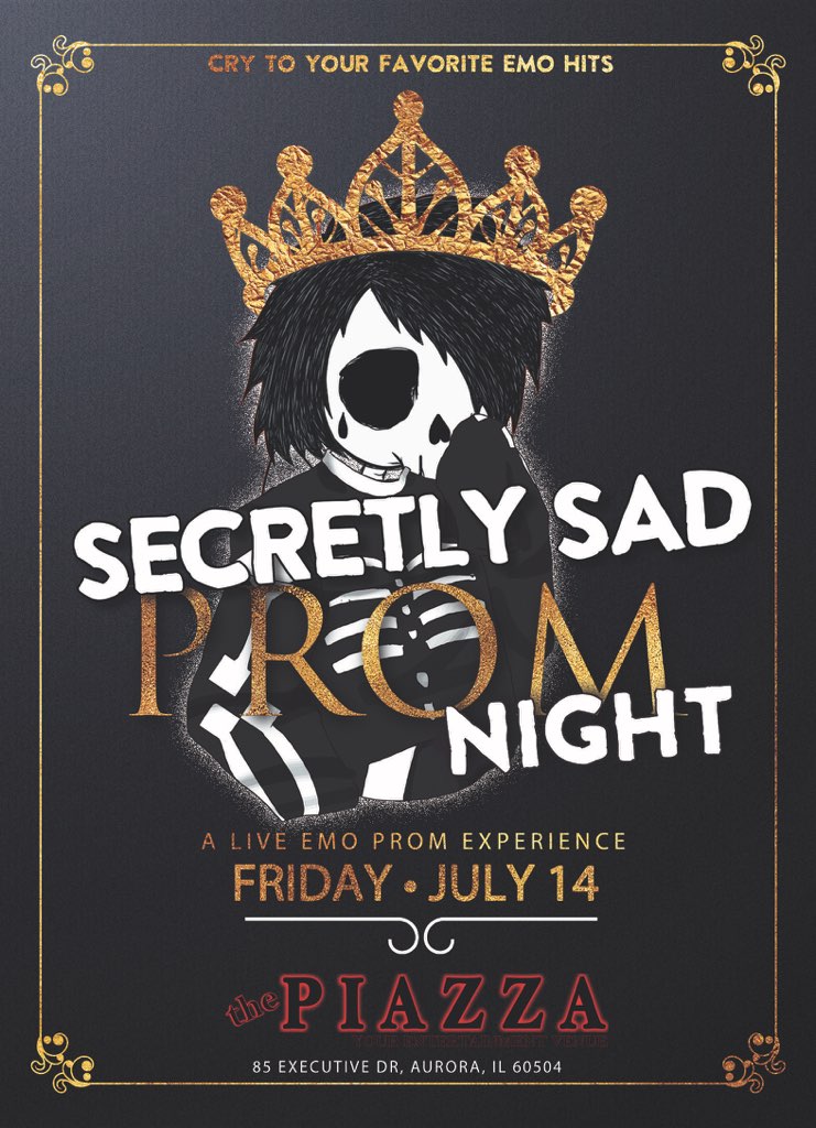 SECRETLY SAD - EMO PROM NIGHT – EZticketz